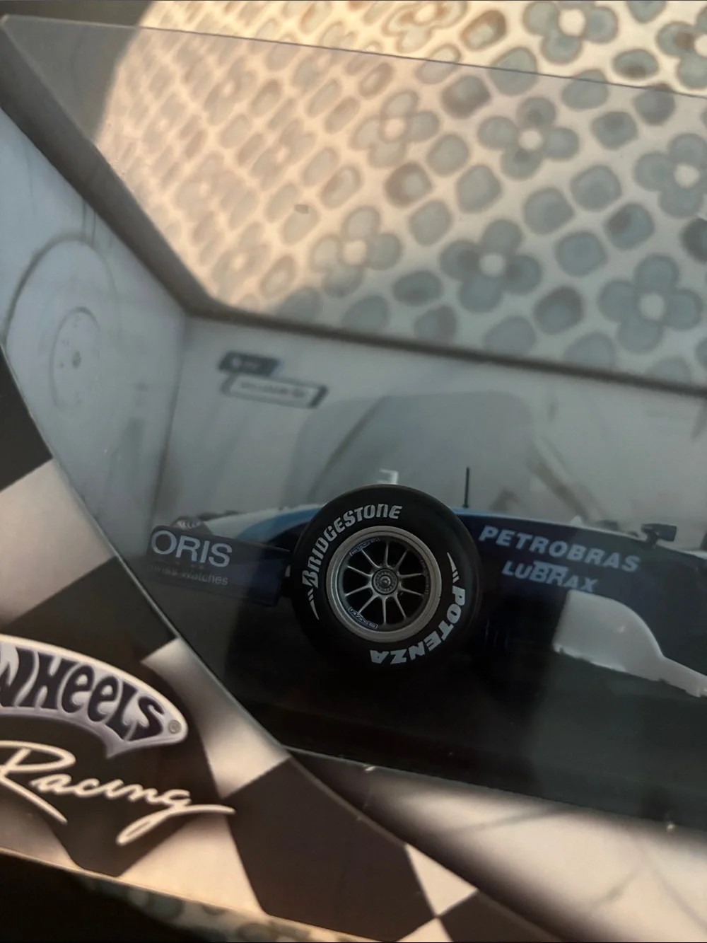 Hot Wheels Racing Williams F1 Model Car - Blue & White Nico Rosberg, Rare 2007